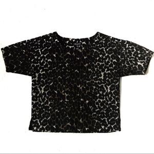 Lord And Taylor Leopard Top - fits like a small - NWOT
